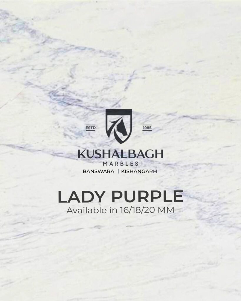 Lady Purple White marble