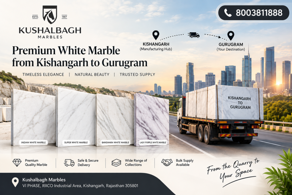 white marble in gurugram